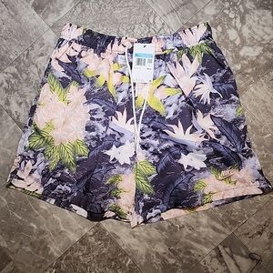 Nike NSW Club Flow Shorts Purple Floral Tropical Mesh Lined Men’s M HV4610 515